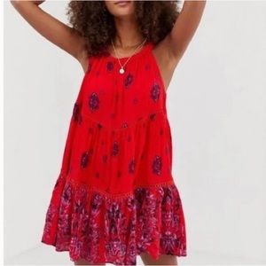 Free People “Talk To Me” Trapeze Dress